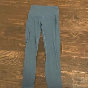 blue lululemon aligns